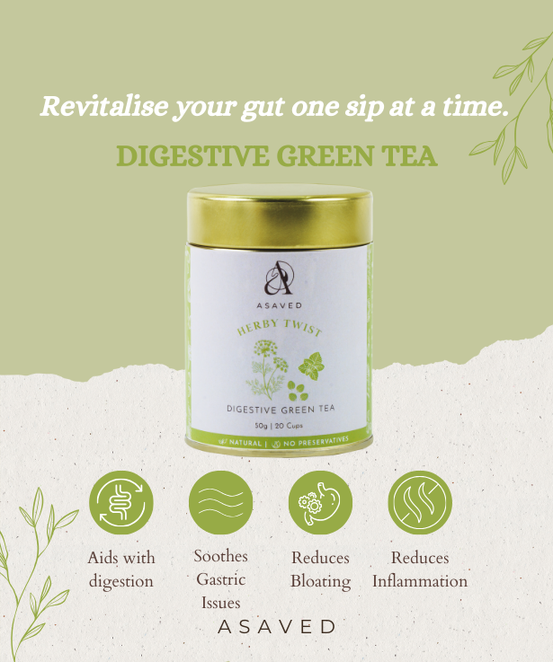 Herby Twist: Digestive Green Tea
