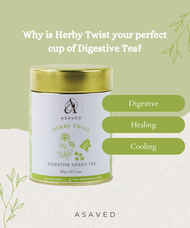 Herby Twist: Digestive Green Tea