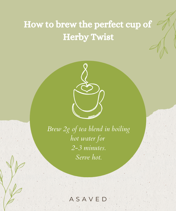 Herby Twist: Digestive Green Tea