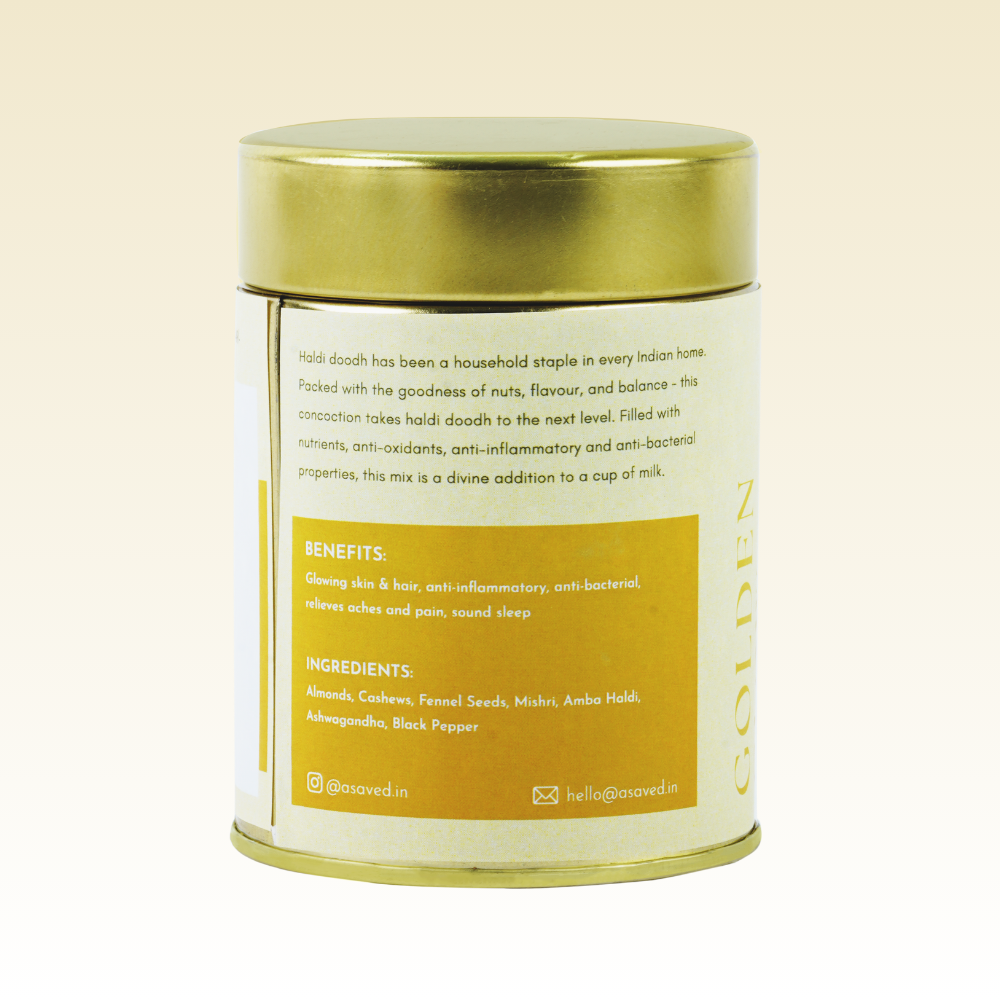 Golden Glow: Amba Haldi Latte Mix