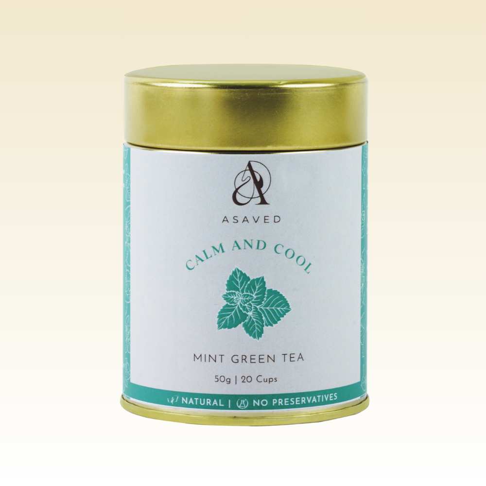 Calm & Cool: Spearmint Green Tea