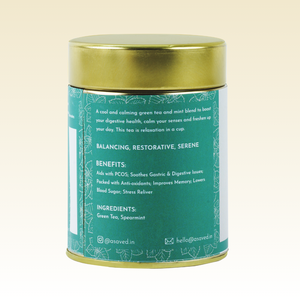 Calm & Cool: Spearmint Green Tea