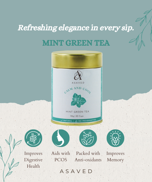 Calm & Cool: Spearmint Green Tea