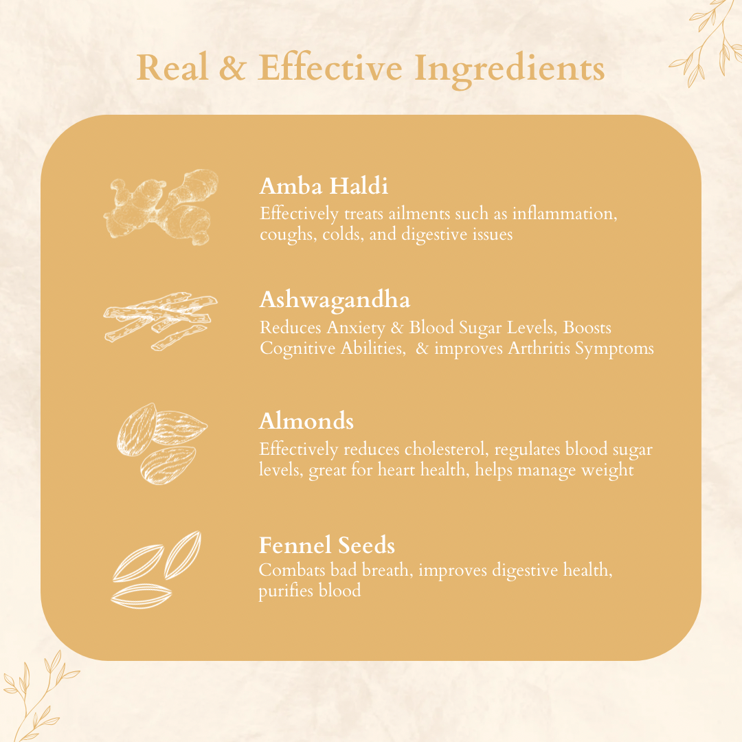 Golden Glow: Amba Haldi Latte Mix