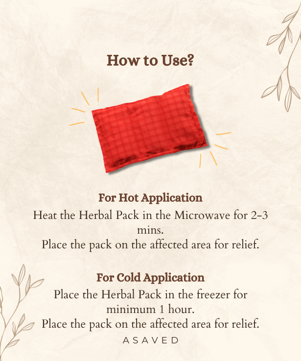 How to Use ASAVED's Herbal Pack