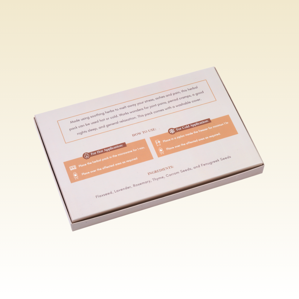 Details behind the Box of ASAVED's Herbal Pack