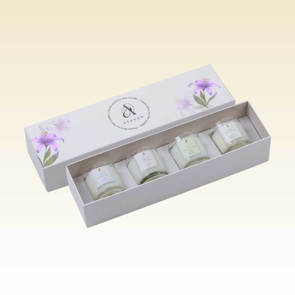 Soy Wax Candle Gift Box (Set of 4)